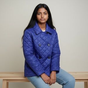 J. Crew Crewcuts Girls Quilted Jacket Size 10